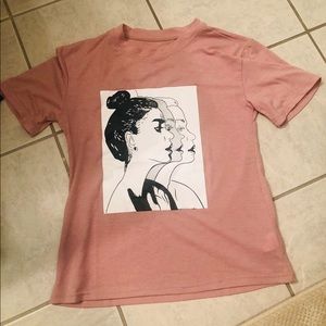 Vintage pink t shirt